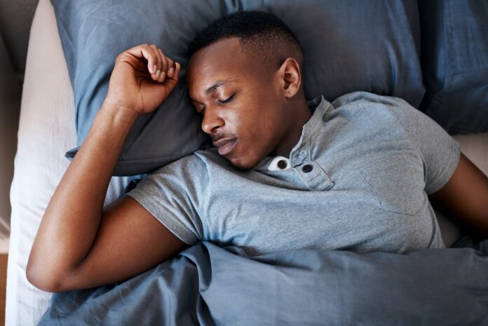 African Male Sleeping